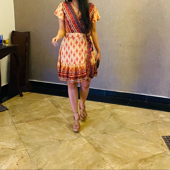 Wrap around boho dress - Picture 2 of 7